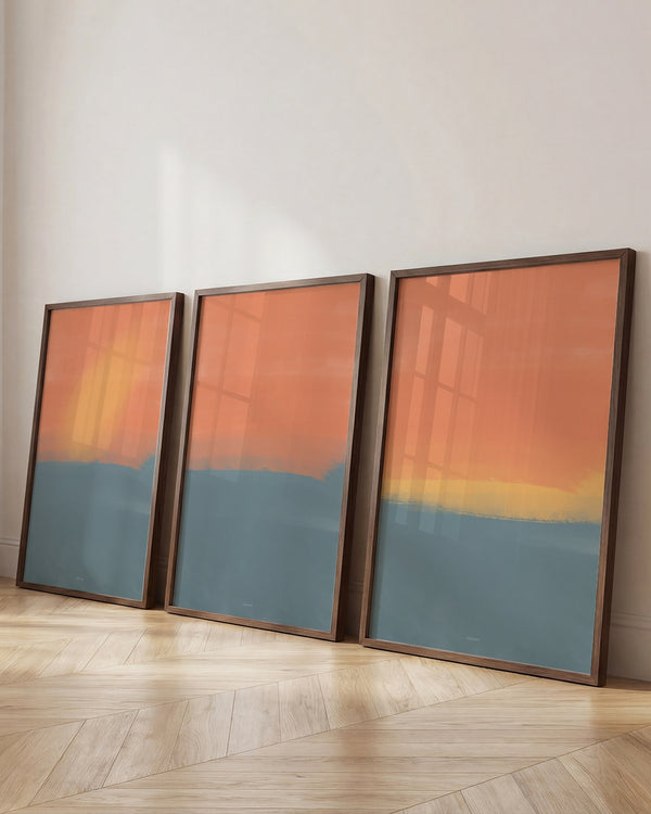 Set aus 3 Postern: "Coral Crush"