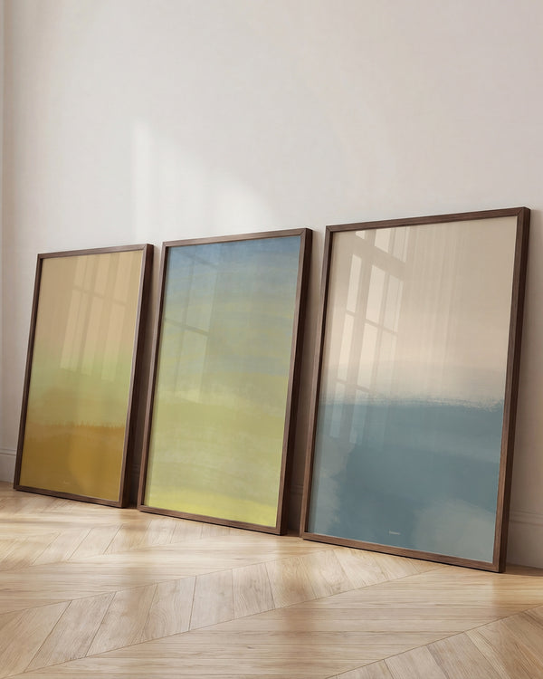 Set aus 3 Postern: "Calming Earth Colours"