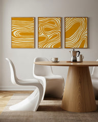 After Hover: Set aus 3 Postern: "Modern Mustard"
