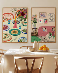 After Hover: Set aus 2 Postern: Dinner at Home