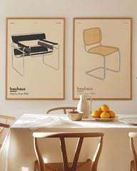 After Hover: Set aus 2 Postern: Bauhaus Classic Chairs