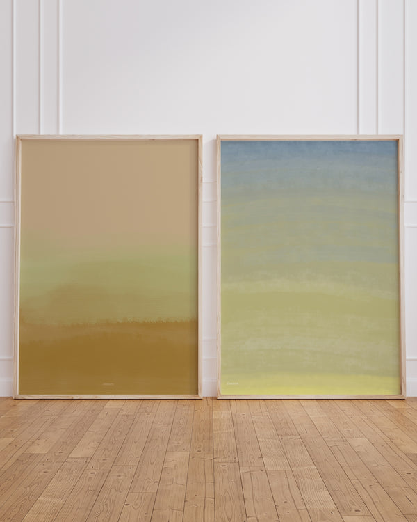 Set aus 2 Postern: Abstract Nature