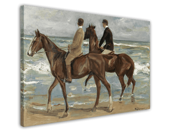 Max Liebermann - Zwei Reiter am Strand