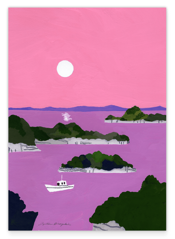 Japan Slow Living: Pink Hour on the Water