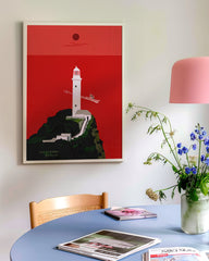 After Hover: Japan Slow Living: Red Sky Lighthouse