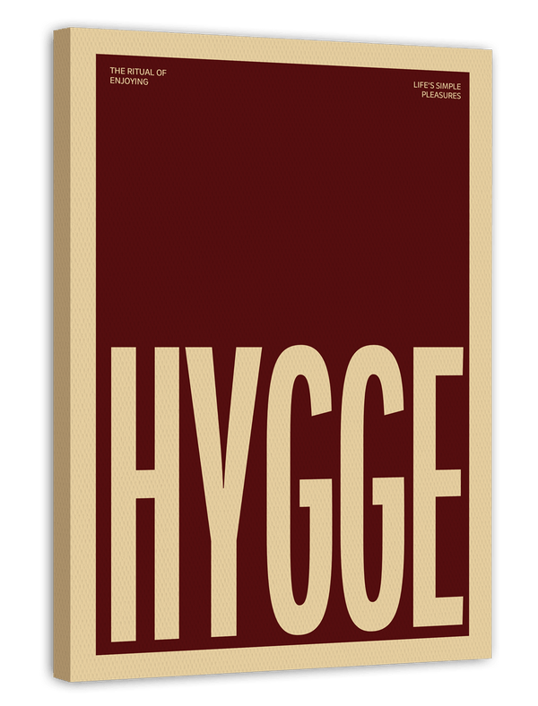 HYGGE - Typografie in Braun & Beige