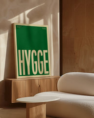 After Hover: HYGGE - Typografie in Grün & Beige