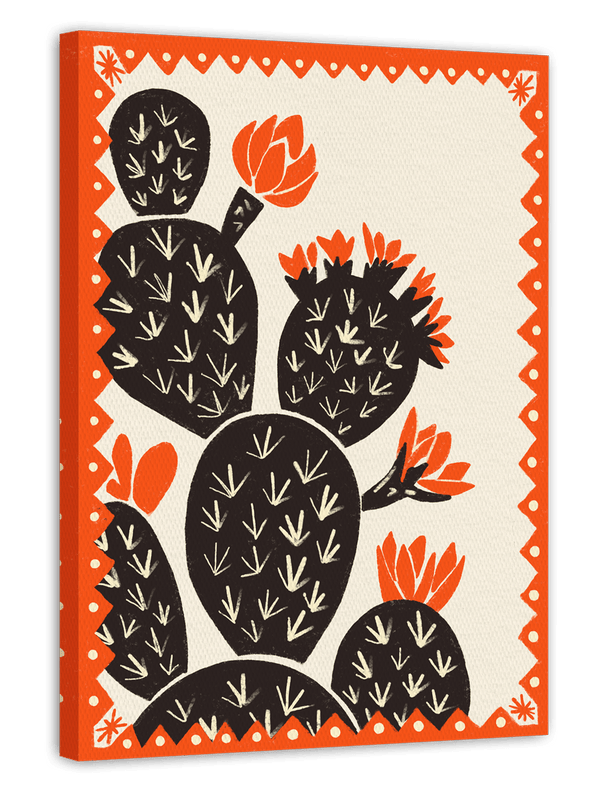 Wilder Kaktus - Botanische Illustration