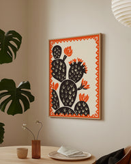 After Hover: Wilder Kaktus - Botanische Illustration