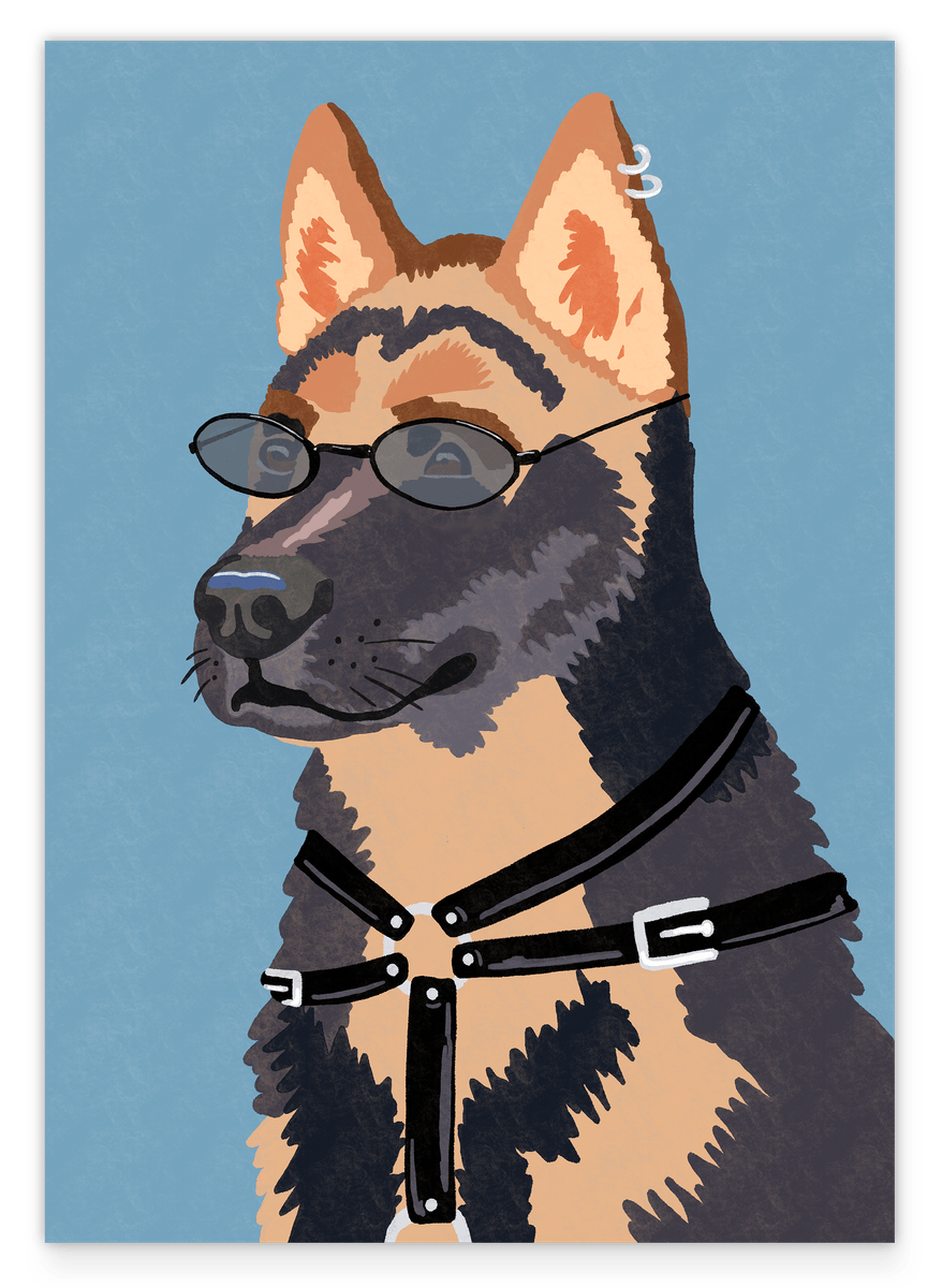 Dekoora Dogs: Raver Schäferhund
