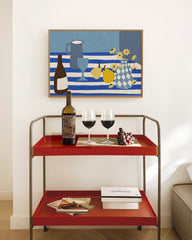 After Hover: Mediterranes Stillleben - Brushstroke Art