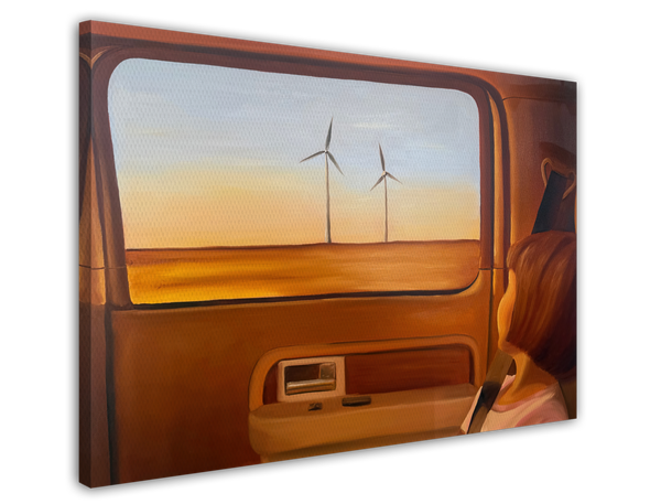 Agosto a Cádiz – Fensterblick im Sommer