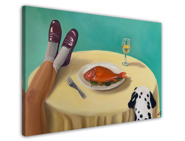 Mesa para dos – Fisch zum Abendessen