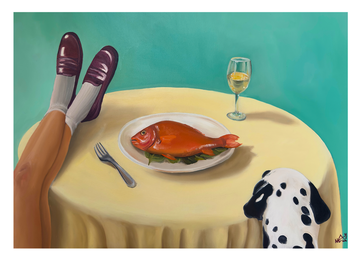 Mesa para dos – Fisch zum Abendessen