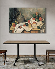 After Hover: Paul Cézanne - Stillleben mit Vorhang, Krug und Obstschale