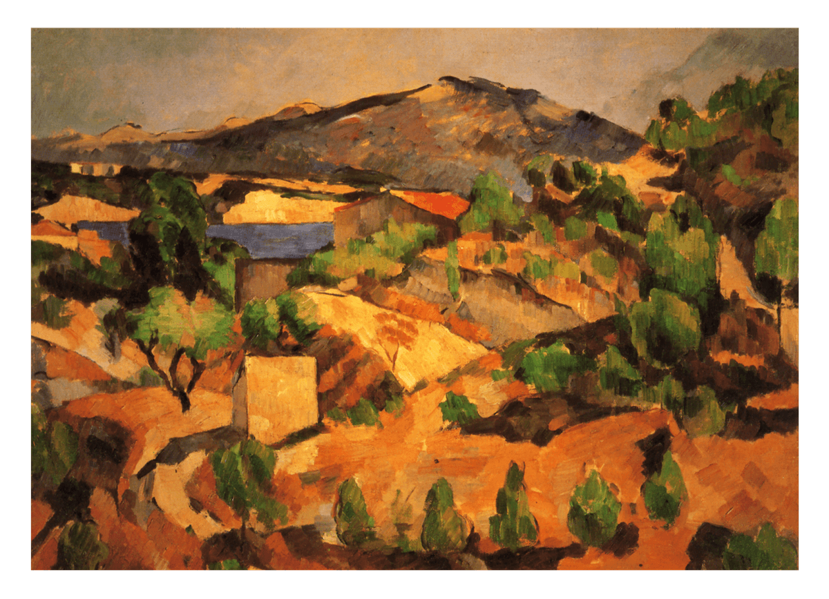 Paul Cézanne - Berge in der Provence