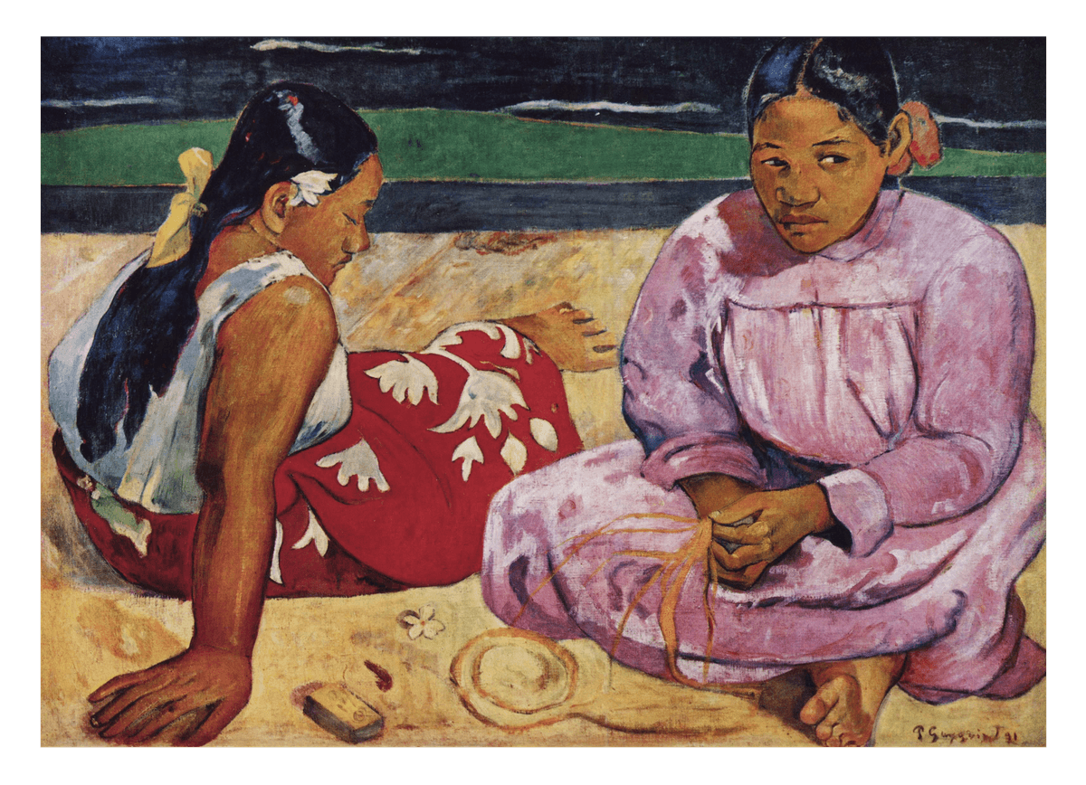 Paul Gauguin - Tahitische Frauen (oder Frauen von Tahiti) am Strand