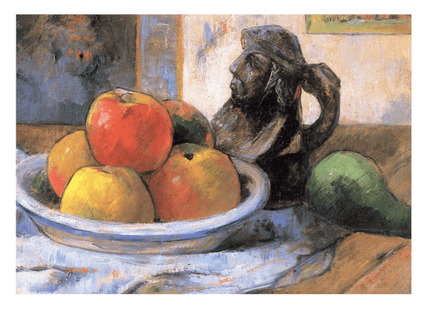 Paul Gauguin - Stillleben mit Äpfeln, Birne und Keramik