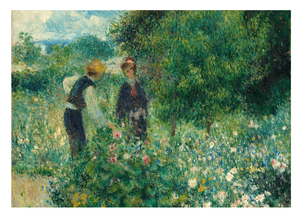 Pierre-Auguste Renoir - Picking Flowers