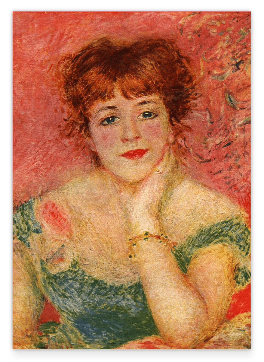 Pierre-Auguste Renoir - Portrait of the actress Jeanne Samary