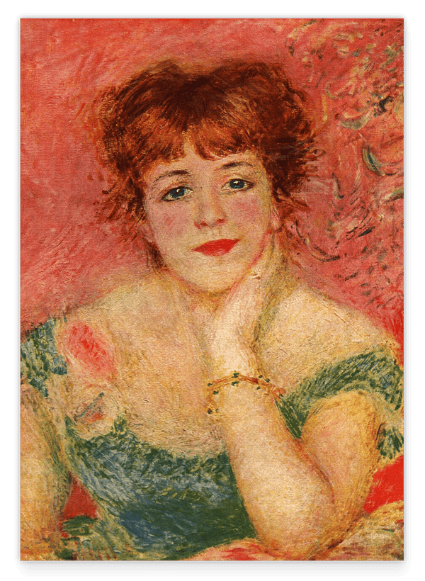 Pierre-Auguste Renoir - Portrait der Schauspielerin Jeanne Samary
