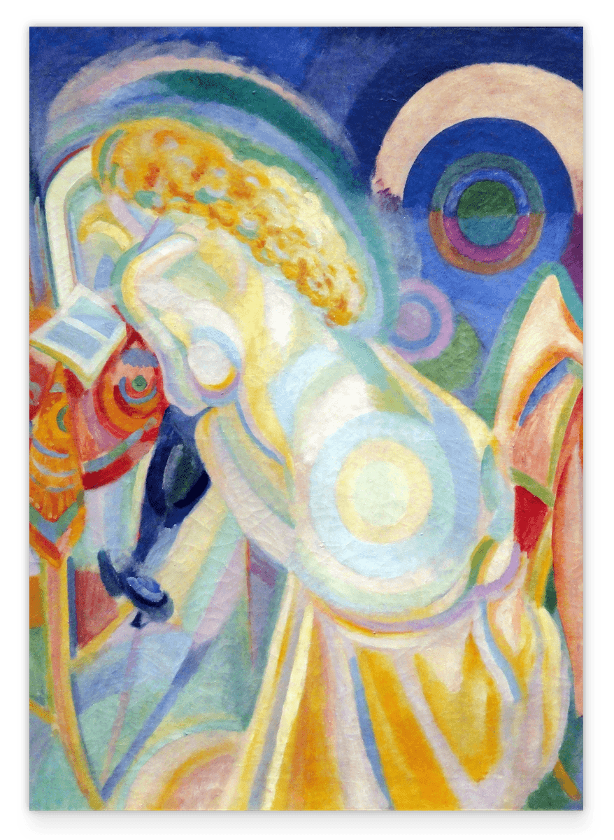 Robert Delaunay - Naked in the Toilet