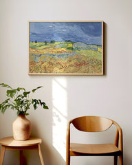 After Hover: Vincent van Gogh - Weizenfeld mit stürmischem Himmel