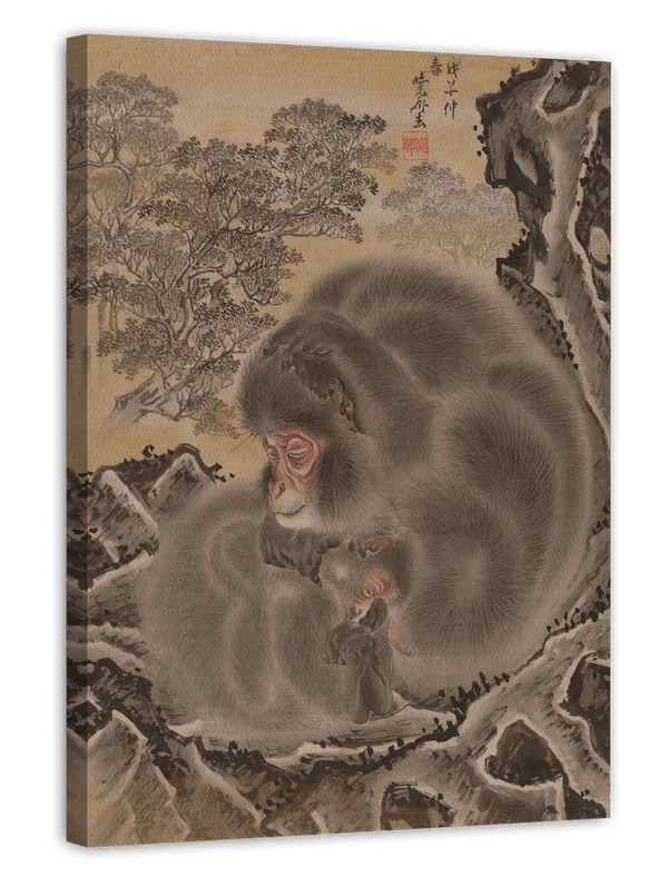 Kawanabe Kyōsai (Japanisch, 1831-1889) - Affen