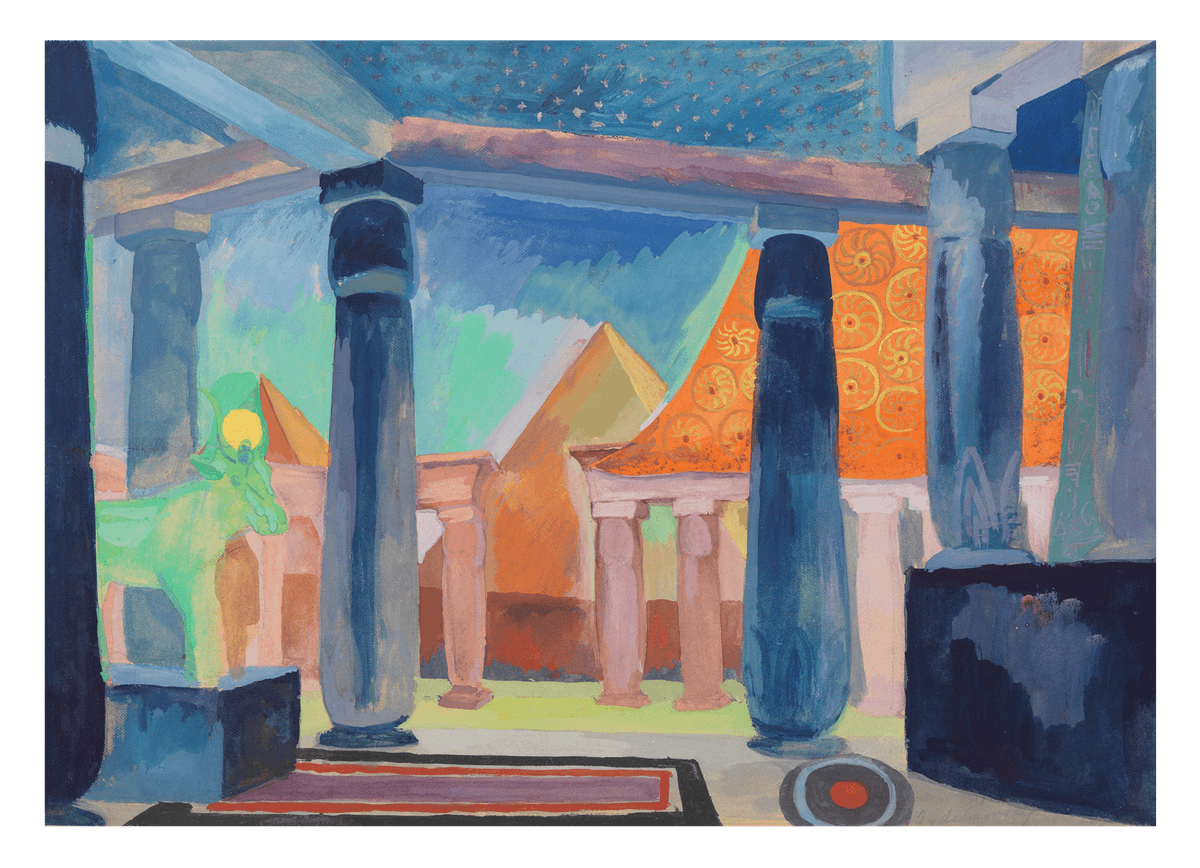 Robert Delaunay - Bühnenbild für Kleopatra