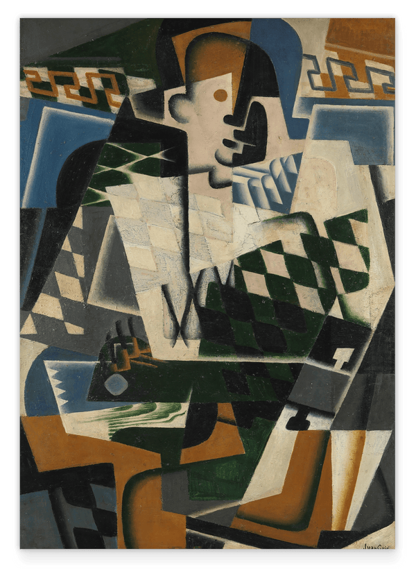 Juan Gris - Harlekin mit einer Gitarre