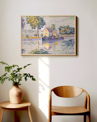 After Hover: Paul Signac - Blick auf die Seine, Samois