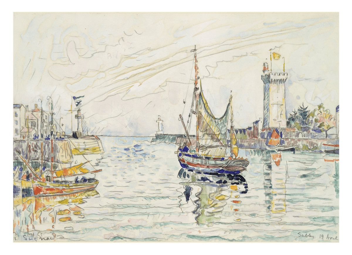 Paul Signac - View of Les Sables d'Olonne