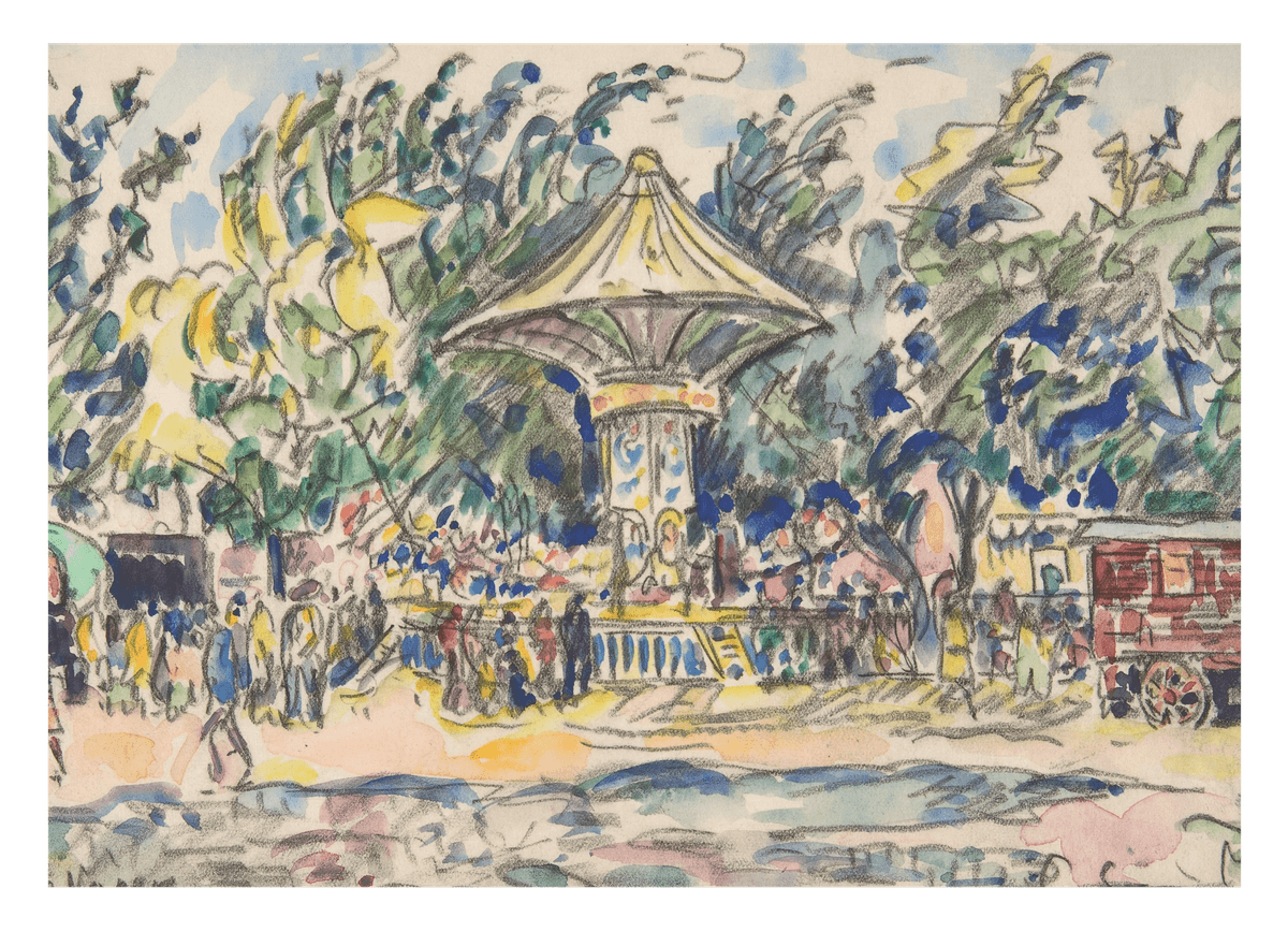 Paul Signac - Dorffest (La Vogue)