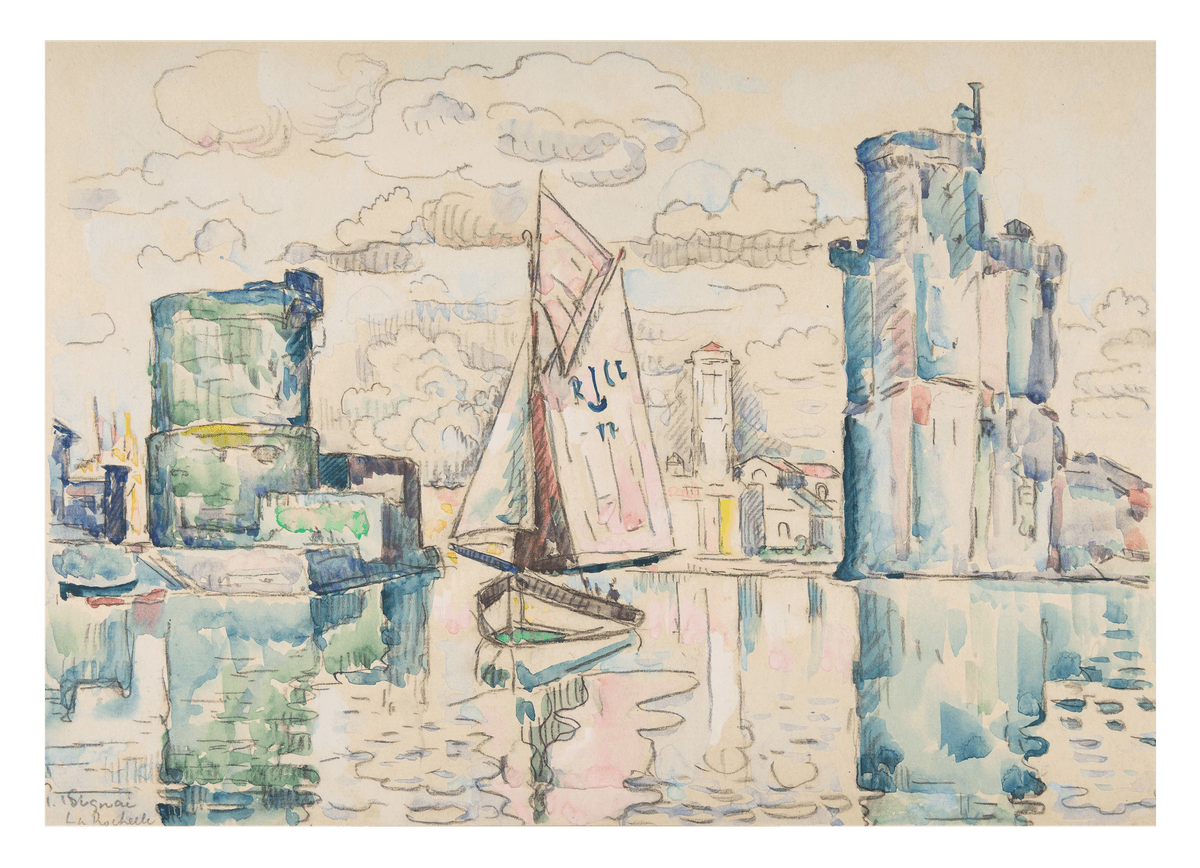 Paul Signac - Entrance to the Port of La Rochelle
