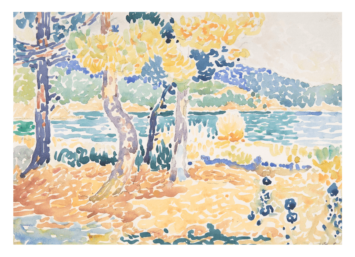 Henri-Edmond-Kreuz - Kiefern an der Küste