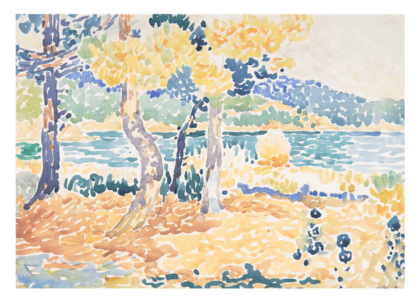Henri-Edmond-Kreuz - Kiefern an der Küste