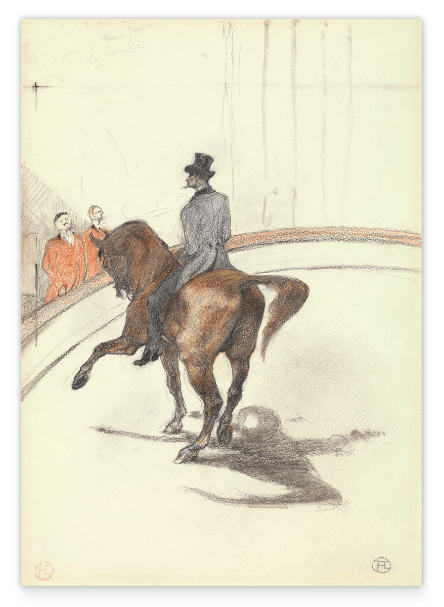 Henri de Toulouse-Lautrec - Im Zirkus: Der spanische Gang (Au Cirque: Le Pas espagnol)