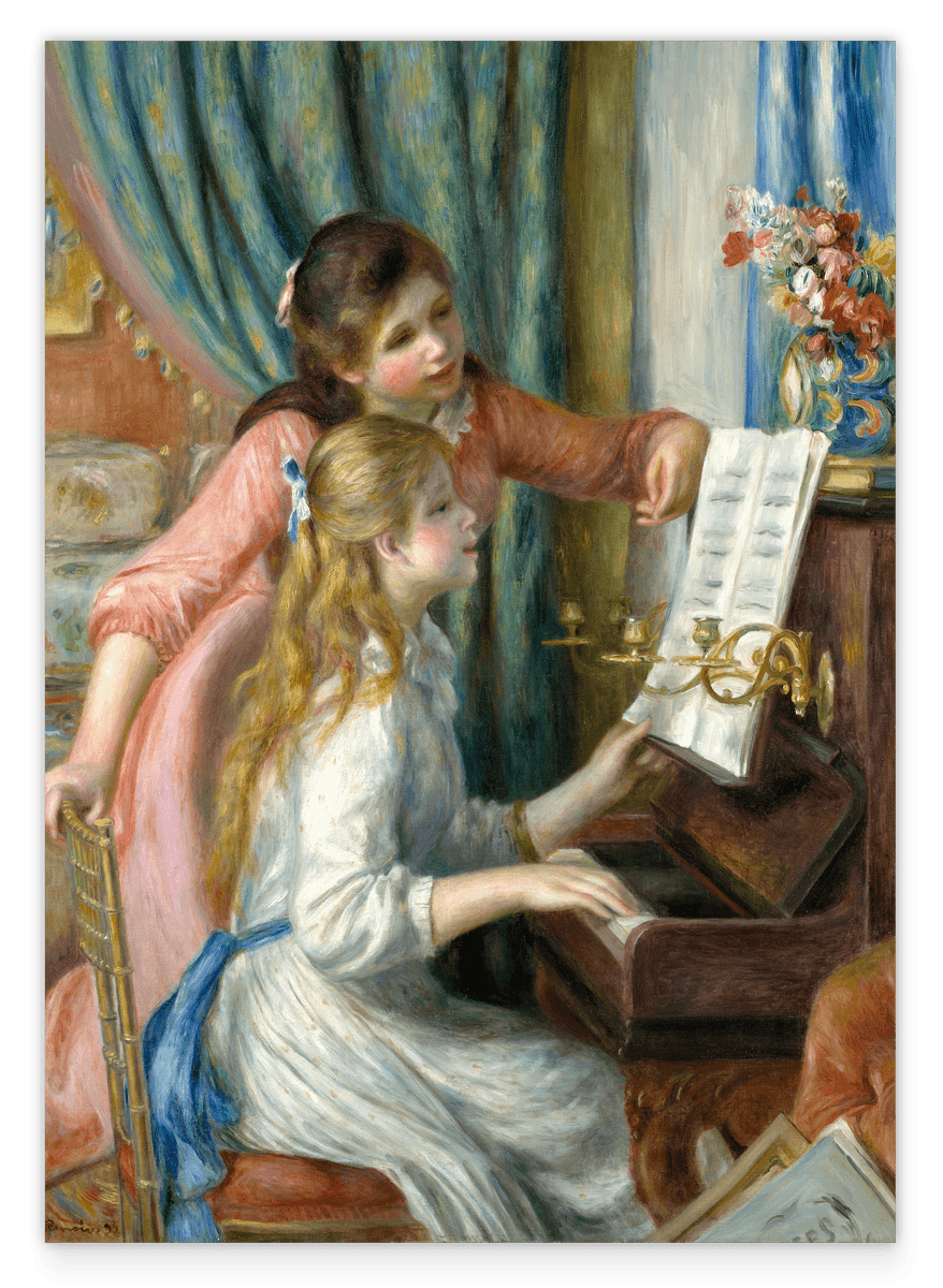 Auguste Renoir - Two Young Girls at the Piano
