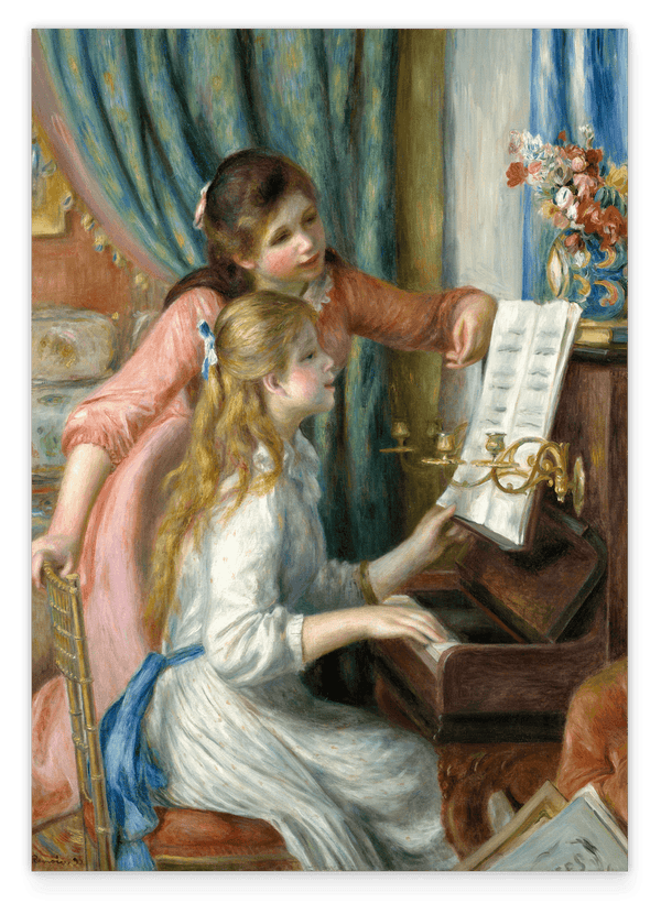 Auguste Renoir - Zwei junge Mädchen am Klavier