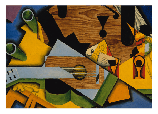 Juan Gris - Stillleben mit einer Gitarre
