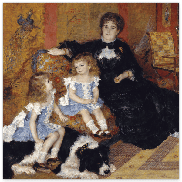 Auguste Renoir - Madame Georges Charpentier (Marguerite-Louise Lemonnier, 1848-1904) und ihre Kinder, Georgette-Berthe (1872-1945) und Paul-Émile-Charles (1875-1895)