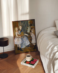 After Hover: Auguste Renoir - The Daughters of Catulle Mendès, Huguette (1871-1964), Claudine (1876-1937) and Helyonne (1879-1955)