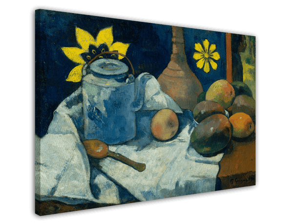 Paul Gauguin - Stillleben mit Teekanne und Früchten