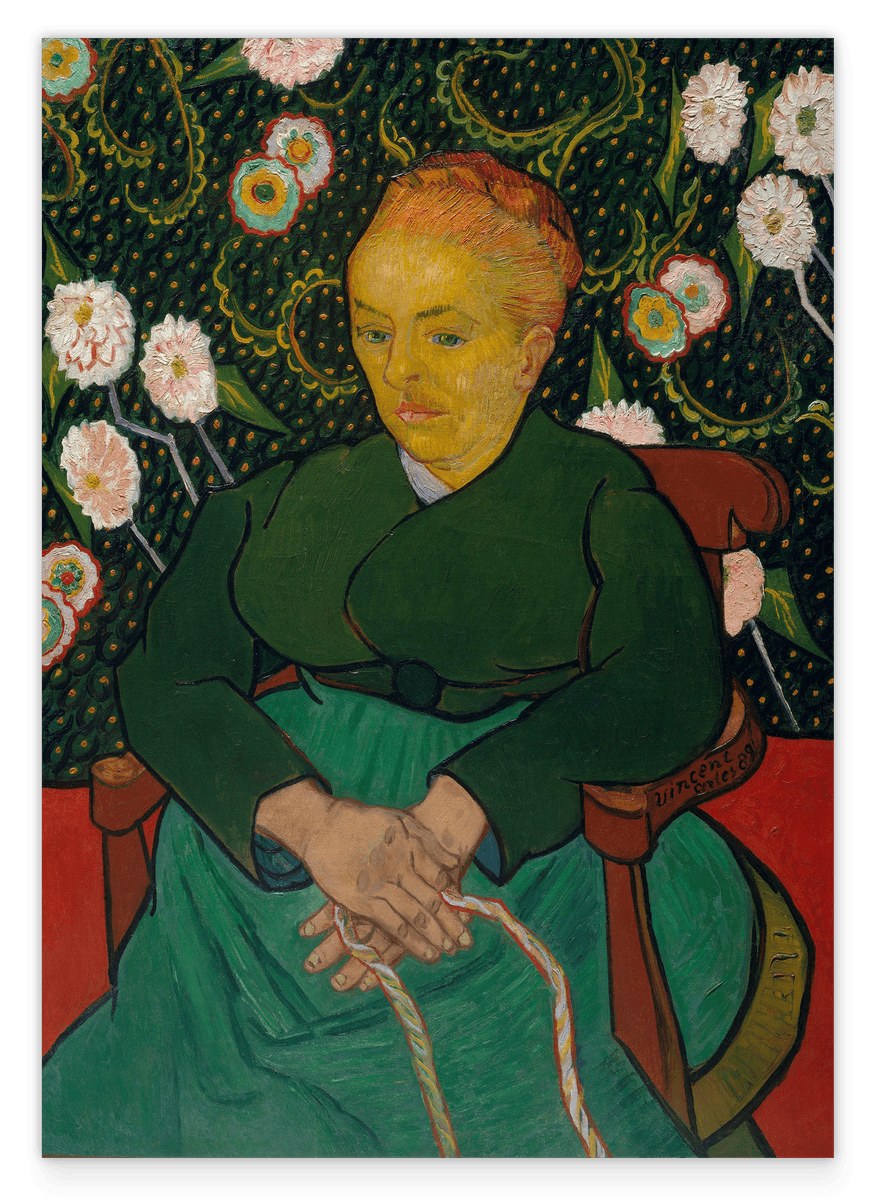 Vincent van Gogh - La Berceuse (Woman Rocking a Cradle; Augustine-Alix Pellicot Roulin, 1851-1930)