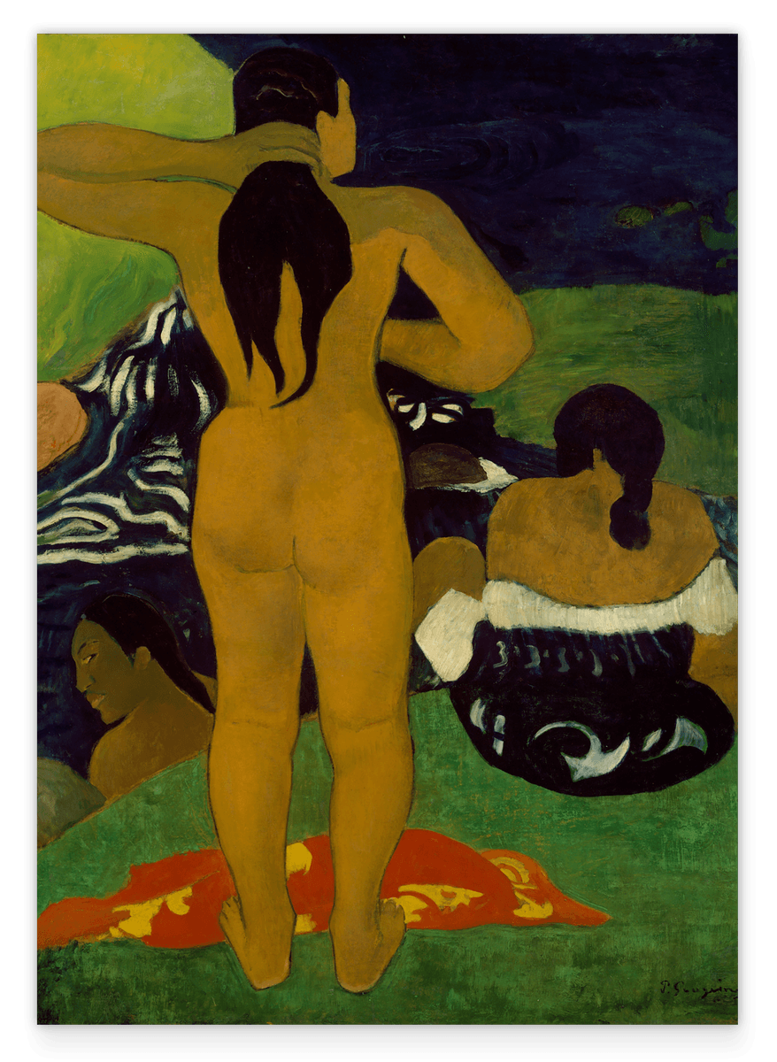 Paul Gauguin - Tahitianische Frauen baden