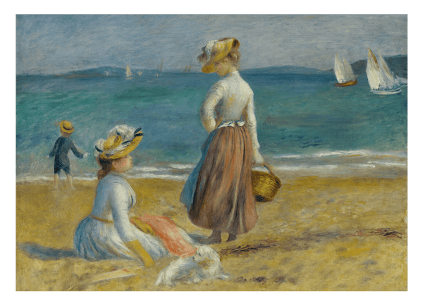 Auguste Renoir - Menschen am Strand