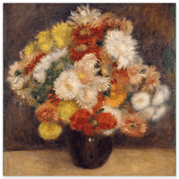 Auguste Renoir - Blumenstrauß aus Chrysanthemen