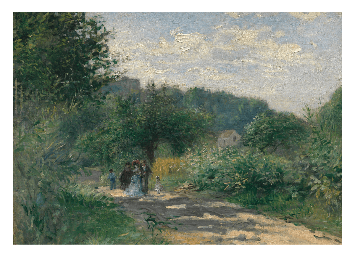 Auguste Renoir - A Street in Louveciennes
