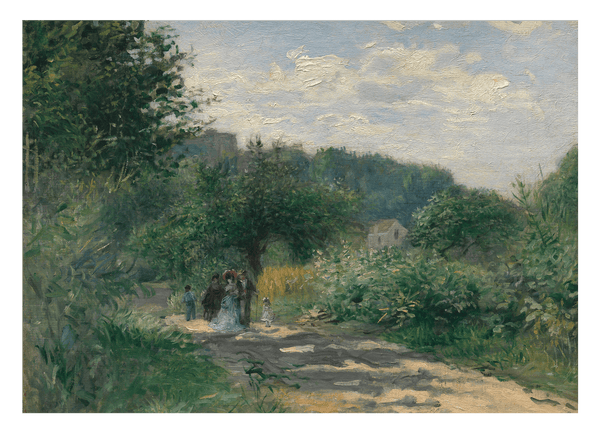 Auguste Renoir - Eine Straße in Louveciennes