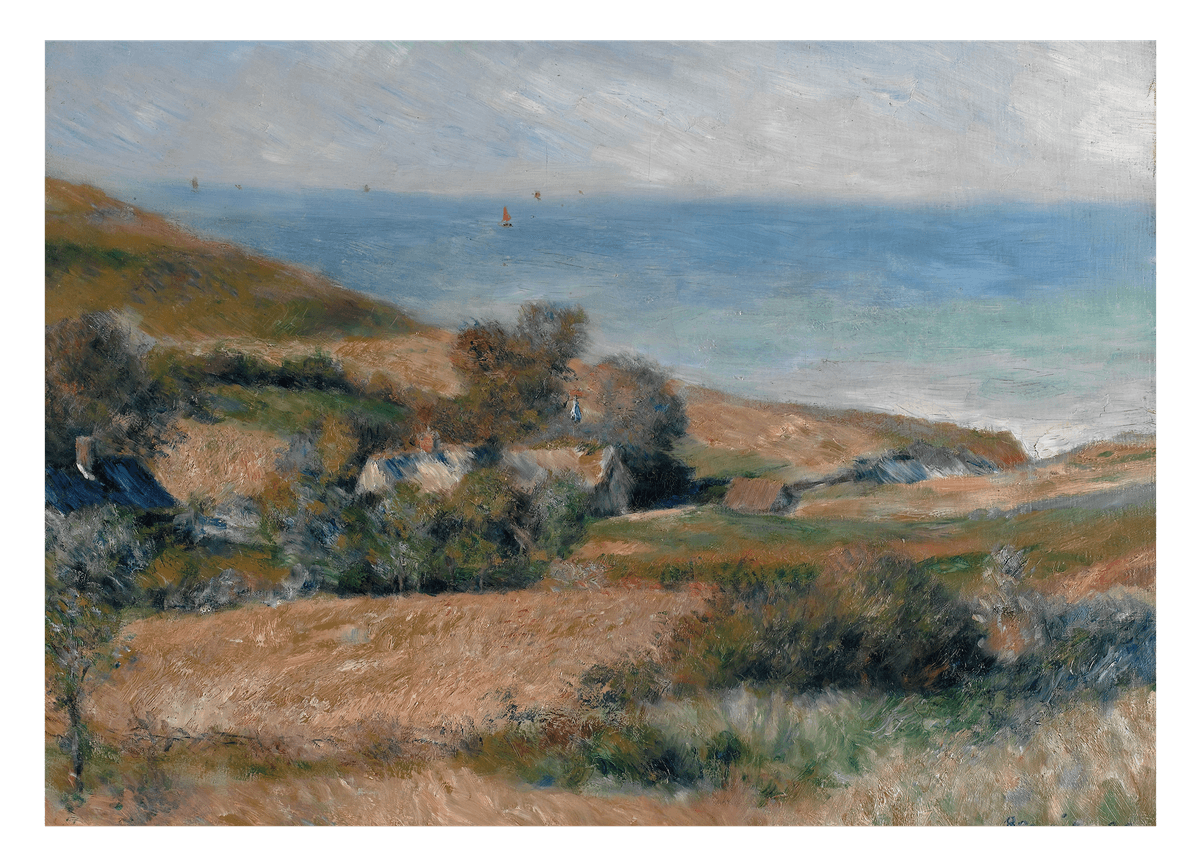 Auguste Renoir - View of the coast near Wargemont in Normandy